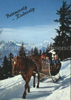 11695318 Riederalp Bettmeralp Pferdeschlitten Dom Matterhorn Und Weisshorn Riede - Otros & Sin Clasificación