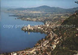 11695298 Lac Leman Genfersee Territet Montreux Clarens Vevey Et Le Mont Pelerin  - Autres & Non Classés