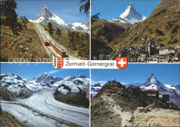 11695292 Zermatt VS Gornergratbahn Matterhorn Mt Rosa Liskamm  - Otros & Sin Clasificación