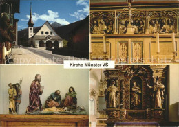 11695281 Muenster VS Marienkirche Abendmahl Oelberggruppe Altar Muenster VS - Otros & Sin Clasificación