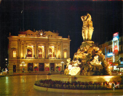 34 Montpellier Théâtre Les Trois Grâces Et La Place De La Comédie Illuminés   N° 42 \MM5019 - Montpellier