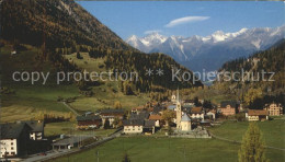 11695214 Berguen Bravuogn GR Ortsblick Mit Alpenpanorama Berguen Bravuogn GR - Altri & Non Classificati