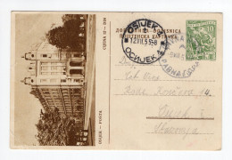 1955. YUGOSLAVIA,SERBIA,RAVNA GORA TO OSIJEK,STATIONERY CARD,USED - Enteros Postales