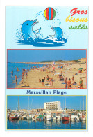 34 Marseillan Plage    La Plage Et Le Port  N° 1 \MM5026 - Marseillan