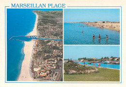 34 Marseillan Plage    Vue Aérienne La Plage Le Canal  N° 19 \MM5026 - Marseillan