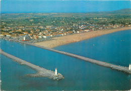 34 Agde    Grau D'agde Embouchure De L'hérault Les Deux Phares Et La Plage    N° 7 \MM5027 - Agde