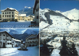 11695140 Bad Scuol Chasa Ajuez Dorfplatz Panorama Scuol - Altri & Non Classificati