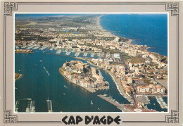 34  Cap D'agde        Vue Aérienne De La Station Et île Aux Pêcheurs    N° 65\MM5028  - Agde