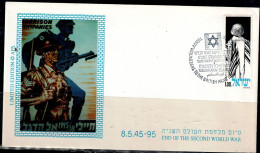 ISRAEL  1995 END OF THE SECOND WORLD WAR VF!! - Storia Postale