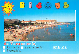 34 Mèze    Sur Le Bassin De Thau La Plage   N° 20 \MM5030 - Mèze