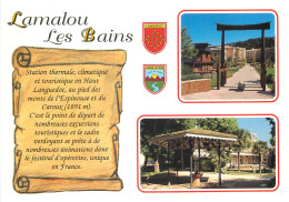 34  Lamalou Les Bains Le Jardin Japonais Le Kiosque Buvette Du Jardin Du Casino     N° 15\MM5032 - Lamalou Les Bains