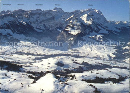 11695012 Weissbad Mit Schwende Wasserauen Bruelisau Gegen Ebenalp Saentis Altman - Autres & Non Classés