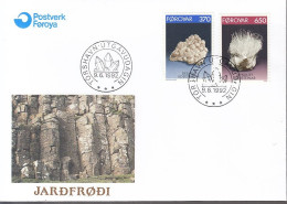 FÄRÖER  237-238, FDC, Mineralien, 1992 - Faroe Islands