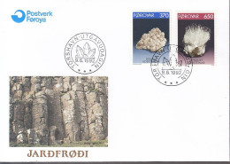 FÄRÖER  237-238, FDC, Mineralien, 1992 - Islas Faeroes