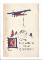 Great Britain Morocco Agency Christmas Greeting Card. Note Condition.see Description...............................dr2 - Morocco Agencies / Tangier (...-1958)