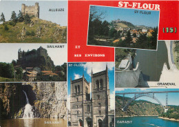 15 Cantal   Saint Flour Et Ses Environs Multivue  Alleuze Sailhant Garabit Grandval Multivue     N° 44 \MM5039 - Saint Flour