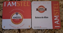 AMSTEL BRAZIL BREWERY  BEER  MATS - COASTERS #076 - Beer Mats