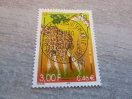 Girafe Réticulée - 3f. (0.46 €) - Yt 3333 - Multicolore - Oblitéré - Année 2000 - - Girafes