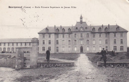 Bourganeuf (23 Creuse) école Primaire Supérieure De Filles - édit J B Circulée 1915 Tampon Du 327eme D'Infanterie Guérêt - Bourganeuf