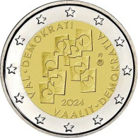 Pièce De 2 Euros Commémorative Finlande 2024 : Démocratie - Finland