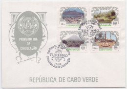 Tourism, Mountain, Flora, Cape Verde / Cabo Verde FDC 1987 - Hotels, Restaurants & Cafés