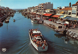 PALAVAS LES FLOTS    Le Canal Retour De Promenade En Mer Avec Le Saint Michel (Scan R/V) N° 4 \MM5049BIS - Palavas Les Flots