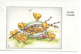 Illustrator - Hannes Petersen - Easter, Easter Egg, Chick, Flowers, Pâques, Oeuf De Pâques, Poussin, Dragonfly - Petersen, Hannes