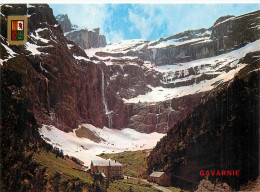 65  Gavarnie Le Cirque La Grande Cascade Et L'hôtel Du Cirque     N° 39\MM5050 - Gavarnie