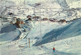 65  Vallée D'aure Saint Lary Le Pla D'adet Téléski De La Ludette Vue Du Cap De Carrots     N° 19\MM5051 - Vielle Aure