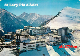 65  Vallée D'aure  Saint Lary  Vue Panoramique Aérienne Sur Le Centre De La Station Les Pistes    N° 42\MM5051 - Vielle Aure