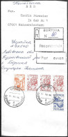 Ukraine Borynia Registered Cover Mailed To Germany 1995 - Ucrania