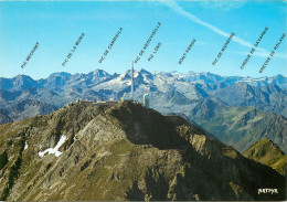 65  Bagneres De Bigorre  Le Pic Du Midi L'observatoire La Télévision Et Les Pyrénées Vue Aérienne     N° 43 \MM5054 - Bagneres De Bigorre