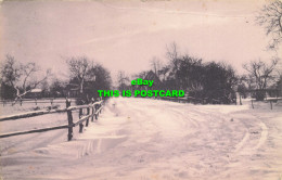 R621936 Unknown Place. Village. Snow. Winter. House. Trees. 1905 - Welt