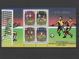 North Korea 1980 Football Soccer World Cup S/s MNH - 1982 – Espagne