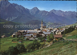 11694592 Sent Ortsblick Mit Alpenpanorama Sent - Andere & Zonder Classificatie