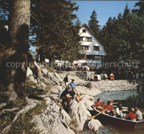 11694552 Seealpsee Gasthaus Forelle Terrasse Bootspartie Seealpsee - Autres & Non Classés