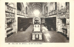 01 Bourg En Bresse église De Brou La Nef Vue Du Choeur    N° 2 \MM5070 - Brou - Iglesia