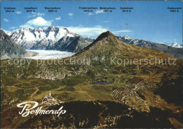 11694492 Bettmeralp VS Mit Bettmersee Und Gr Aletschgletscher Fliegeraufnahme Be - Andere & Zonder Classificatie