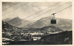 65 Lourdes Le Pibeste Cabine Du Téléférique Et La Vallée D'argelès      N° 13\MM5074 - Lourdes