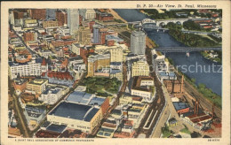 11694444 Saint_Paul_Minnesota Airview Of Downtown Municipal Auditorium - Andere & Zonder Classificatie