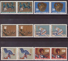 Yugoslavia 1962 - Art - Mi 1026-1031 - MNH**VF - Unused Stamps