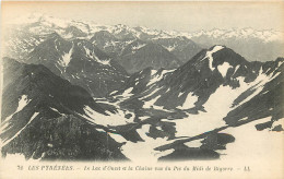 65  Bigorre Le Lac D'oncet Et La Chaîne  Vus Du Pic Du Midi     N° 58\MM5074 - Bagneres De Bigorre