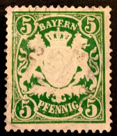 ALLEMAGNE EMPIRE 1876  5 PFENNIG - Usados