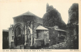 43 Le Puy En Velay Le Temple De Diane Et Le Mont Saint Michel        N° 40 \MM5081 - Le Puy En Velay