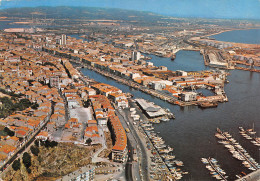 34 SETE  Vue Générale Panoramique Aérienne Les Ports Et Avenue J.B Marty  (Scan R/V) N° 17 \MM5085 - Sete (Cette)