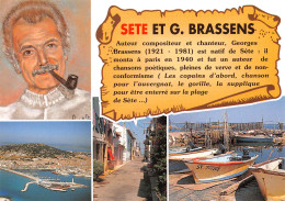 34 SETE  Georges BRASSENS   (Scan R/V) N° 41 \MM5085 - Sete (Cette)