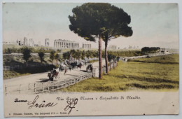ROMA - 1903 - Via Appia Nuova E Acquedotto Di Claudio - Autres Monuments, édifices
