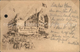 11694278 New_York_City Hof Brau Haus Broadway Karikatur - Other & Unclassified