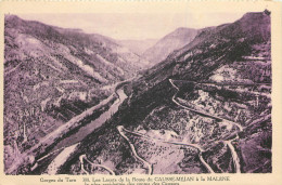 48  Gorges Du Tarn Lacets De La Route Du Causse Méjan à La Malène     N° 4 \MN6003 - Gorges Du Tarn