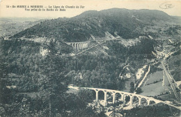 39  Jura   De Morez à Morbier La Ligue Du Chemin De Fer Vue Prise De La Roche Au Dade   N° 37 \MN6007 - Morez